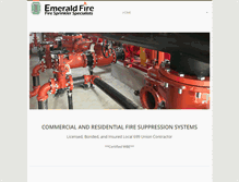 Tablet Screenshot of emeraldfirellc.com